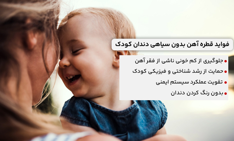 اهمیت قطره آهن برای کودکان؛ معرفی قطره آهن بدون سیاهی دندان