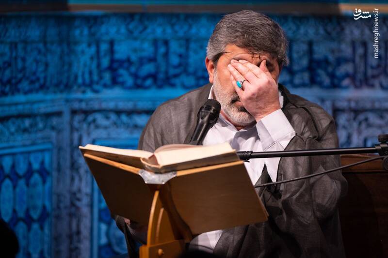 عکس/ نهمین شب از ماه مبارک در هیئت مکتبالزهرا(س)