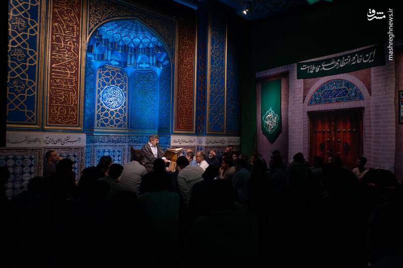 عکس/ نهمین شب از ماه مبارک در هیئت مکتبالزهرا(س)