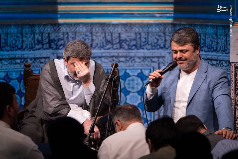 عکس/ نهمین شب از ماه مبارک در هیئت مکتبالزهرا(س)