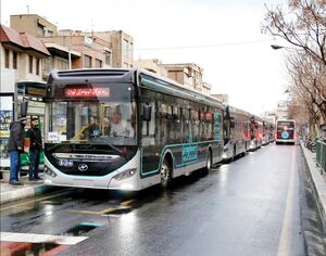 ورود ۱۱۴ دستگاه اتوبوس برقی جدید به تهران