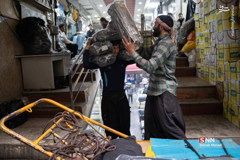 عکس/ بازار بزرگ تهران در آستانه سال نو