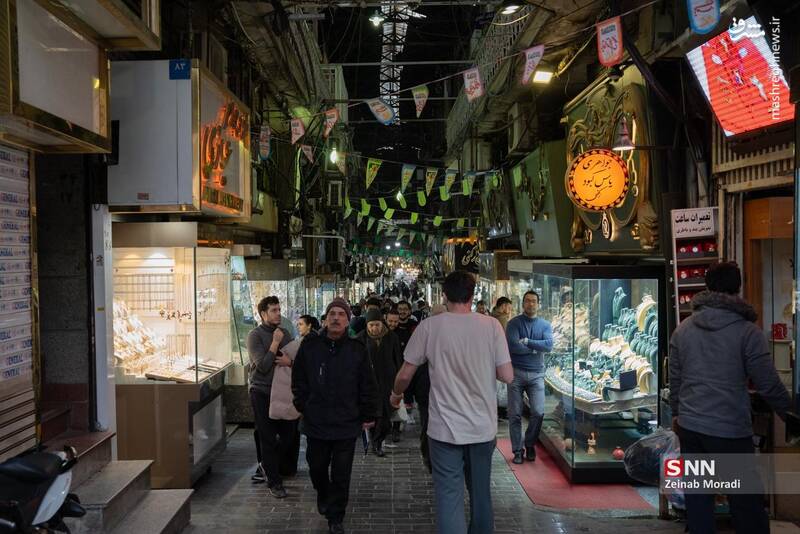 عکس/ بازار بزرگ تهران در آستانه سال نو