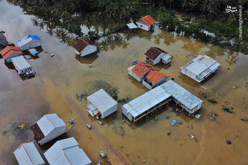 عکس/ جاکارتا زیر آب رفت!