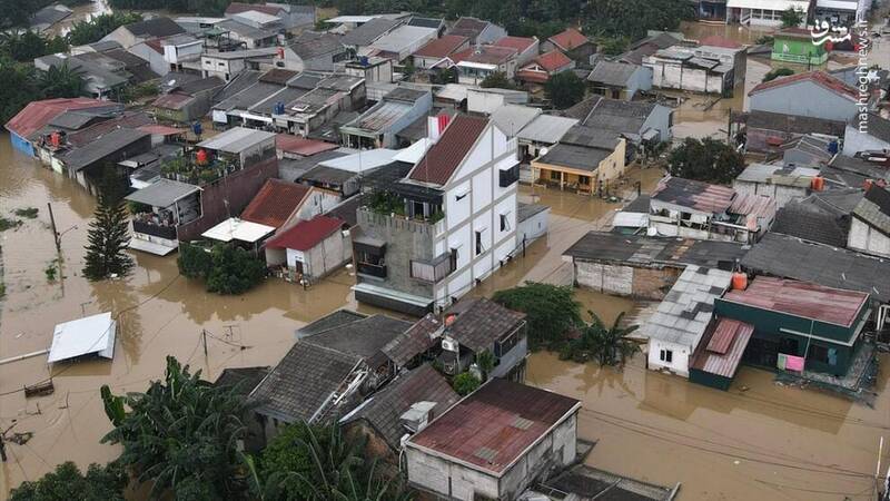 عکس/ جاکارتا زیر آب رفت!