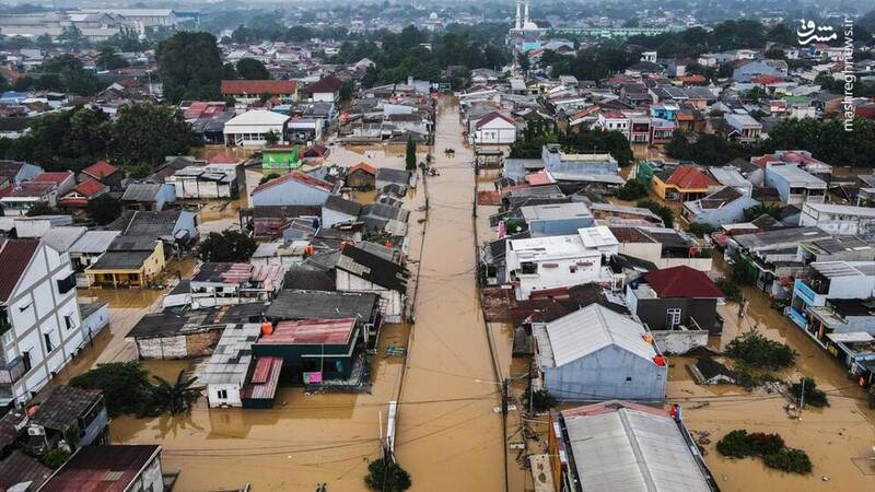 عکس/ جاکارتا زیر آب رفت!