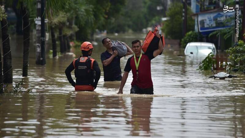 عکس/ جاکارتا زیر آب رفت!