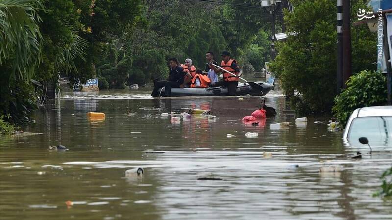 عکس/ جاکارتا زیر آب رفت!