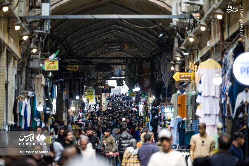 عکس/ حال وهوای سال نو در بازار بزرگ تهران