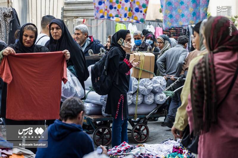 عکس/ حال وهوای سال نو در بازار بزرگ تهران