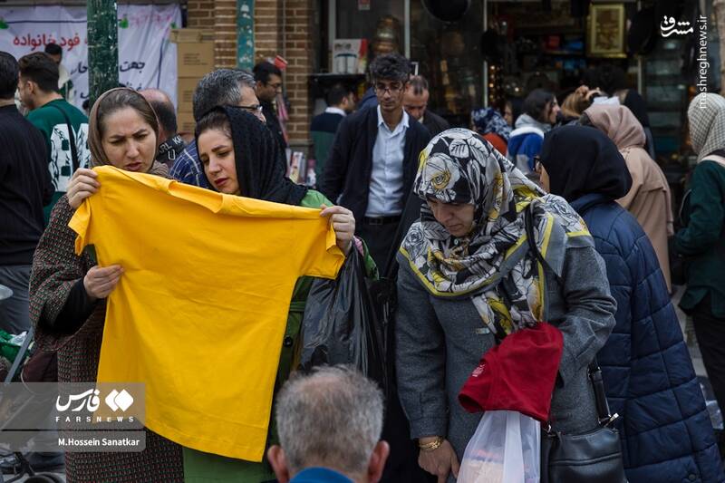 عکس/ حال وهوای سال نو در بازار بزرگ تهران