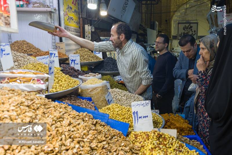 عکس/ حال وهوای سال نو در بازار بزرگ تهران