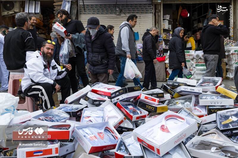 عکس/ حال وهوای سال نو در بازار بزرگ تهران
