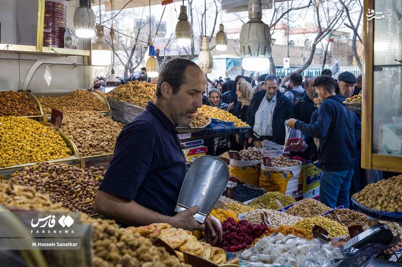 عکس/ حال وهوای سال نو در بازار بزرگ تهران