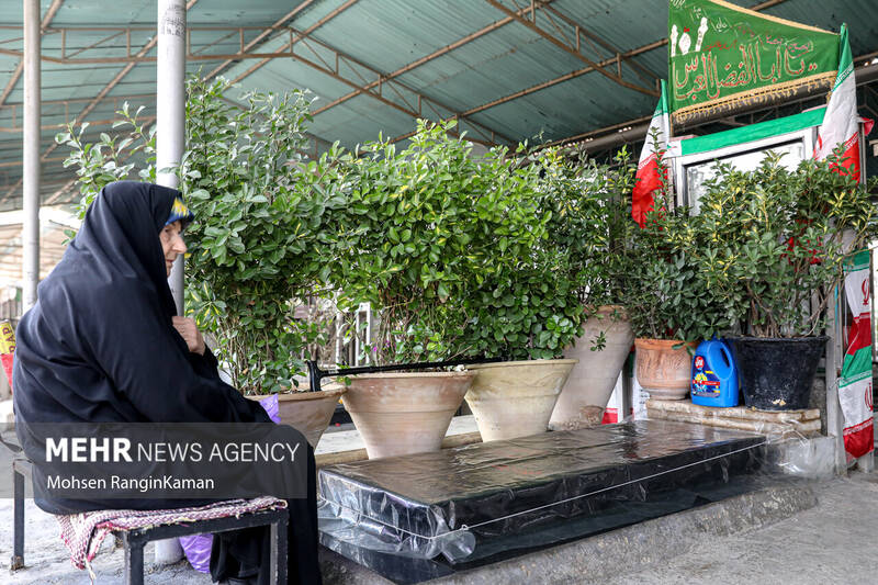 زیارت قبور شهدا در آخرین پنجشنبه سال