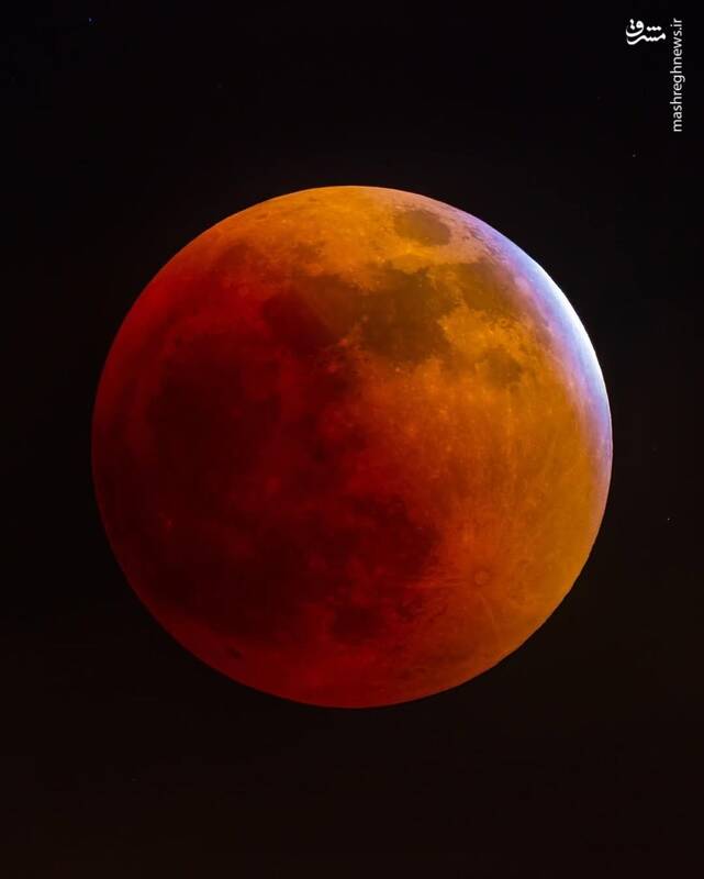بهترین تصاویر از "ماهگرفتگی کامل خونین"