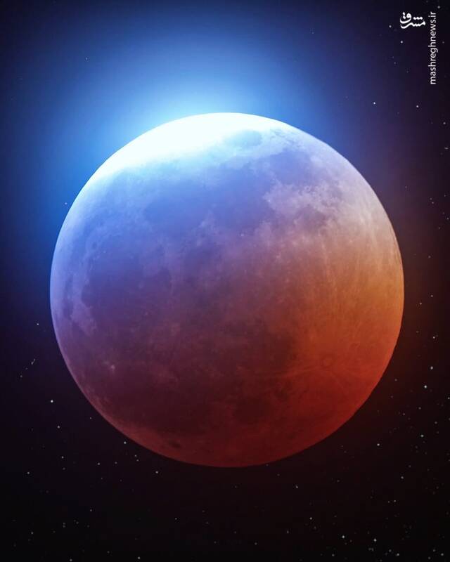 بهترین تصاویر از "ماهگرفتگی کامل خونین"