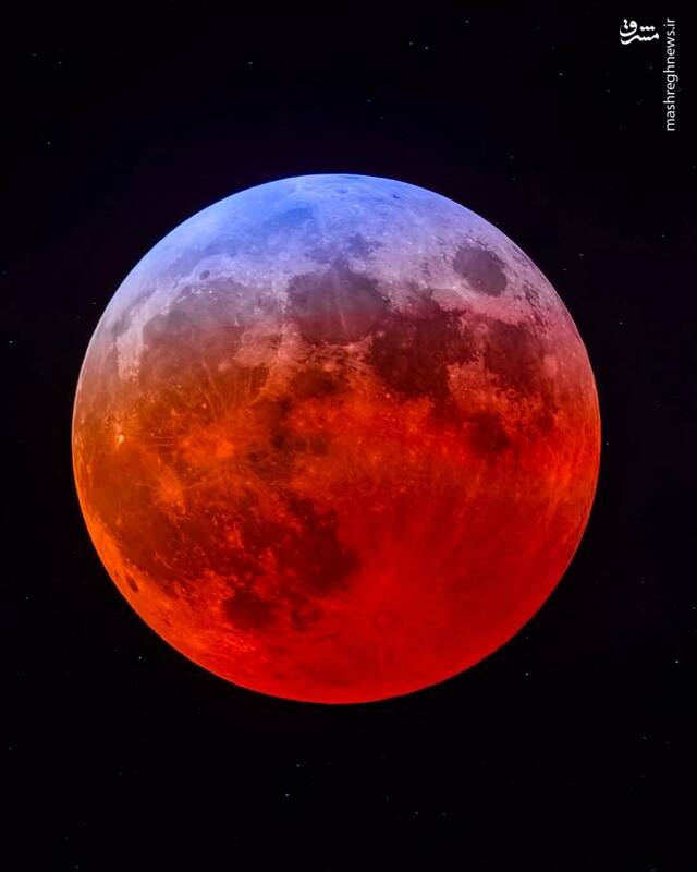 بهترین تصاویر از "ماهگرفتگی کامل خونین"