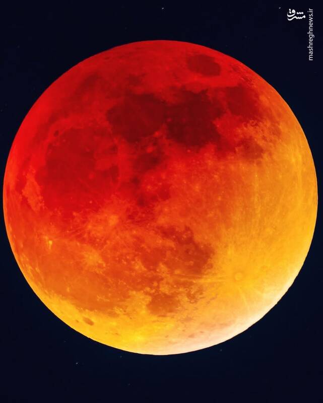 بهترین تصاویر از "ماهگرفتگی کامل خونین"