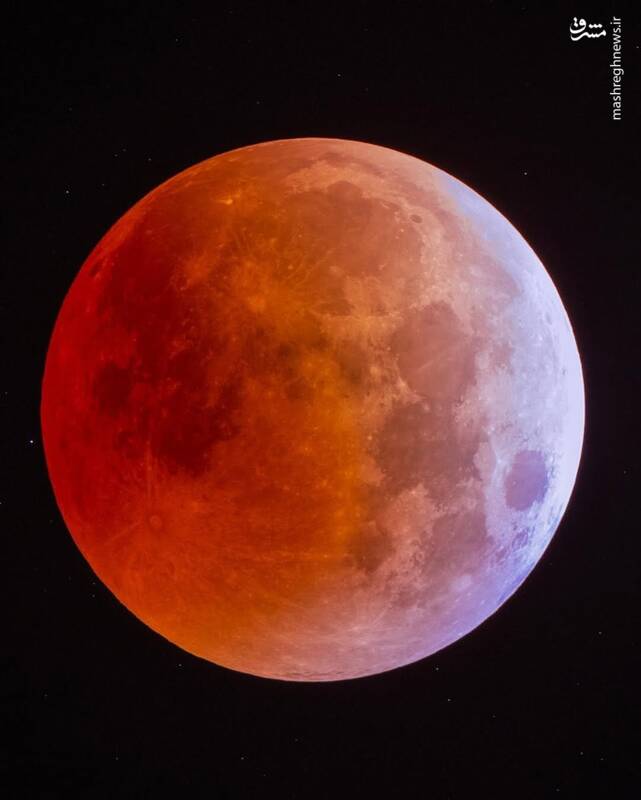 بهترین تصاویر از "ماهگرفتگی کامل خونین"