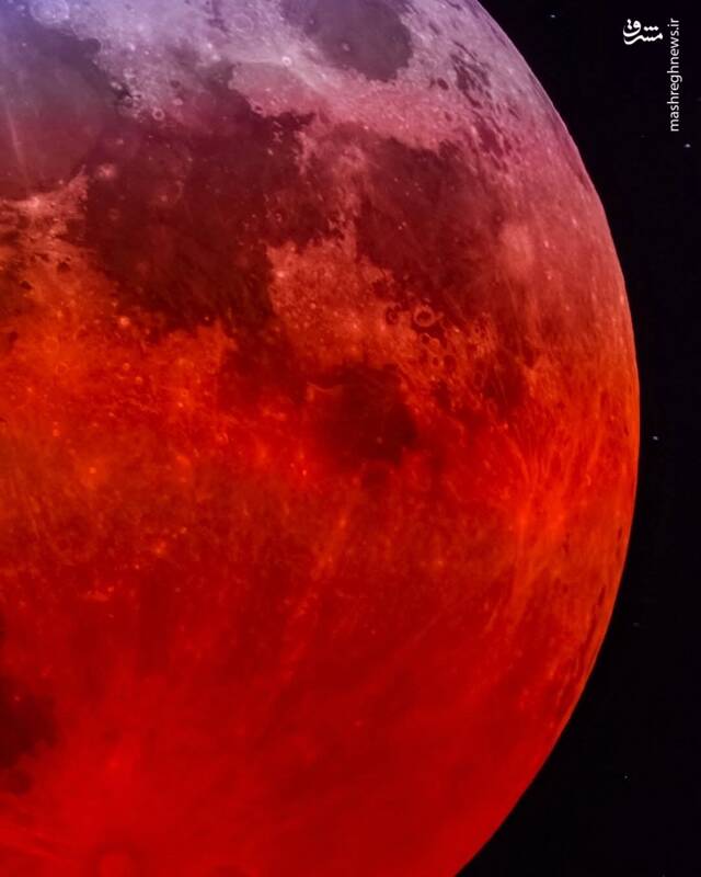 بهترین تصاویر از "ماهگرفتگی کامل خونین"