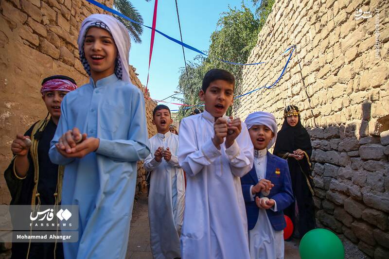 عکس / جشن گرگیعان در محله عامری اهواز 11