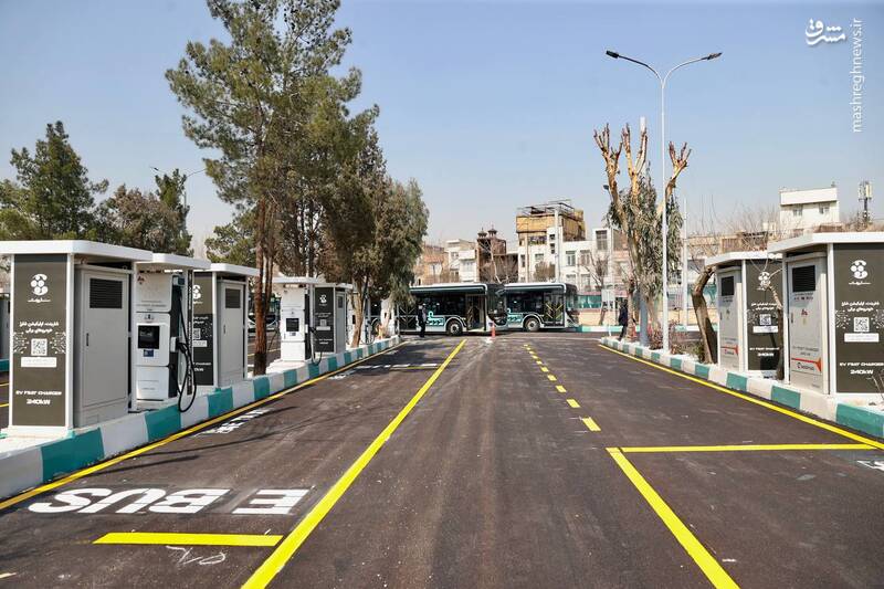 بزرگترین ایستگاه شارژ خودروهای برقی باحضور شهردار تهران افتتاح شد