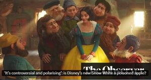 پای سفید برفی به مسئله فلسطین باز شد