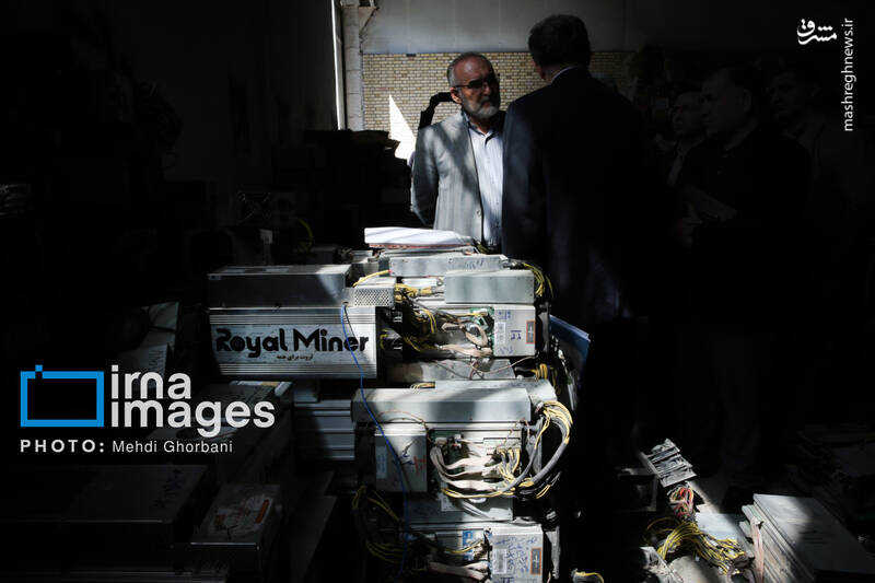 عکس/ امحای ۳۰۰۰ دستگاه ماینر