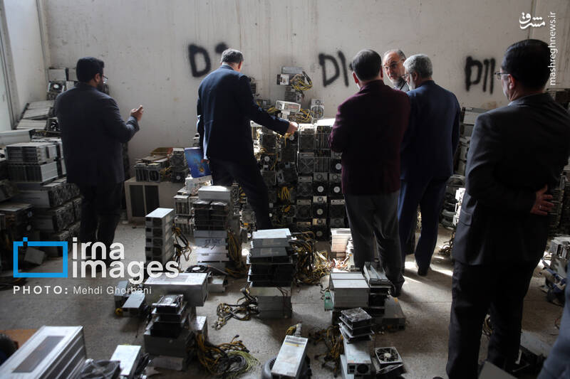 عکس/ امحای ۳۰۰۰ دستگاه ماینر