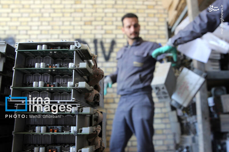 عکس/ امحای ۳۰۰۰ دستگاه ماینر