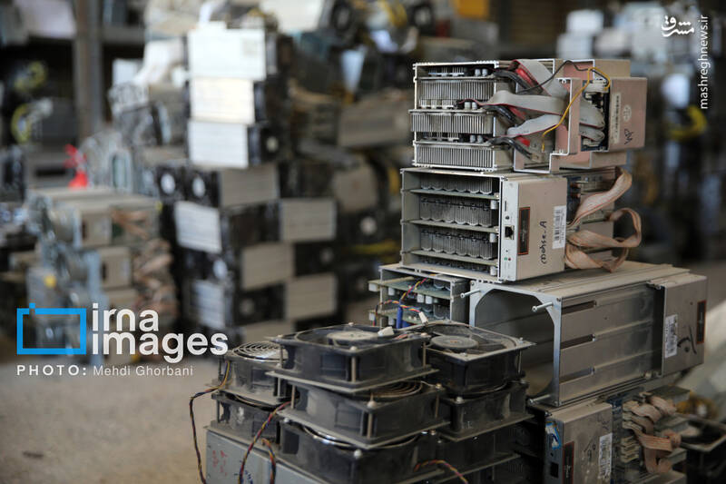 عکس/ امحای ۳۰۰۰ دستگاه ماینر