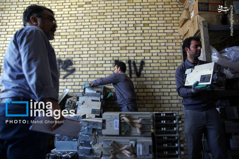 عکس/ امحای ۳۰۰۰ دستگاه ماینر