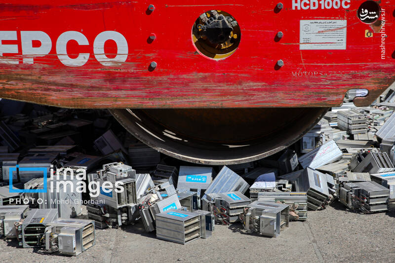 عکس/ امحای ۳۰۰۰ دستگاه ماینر