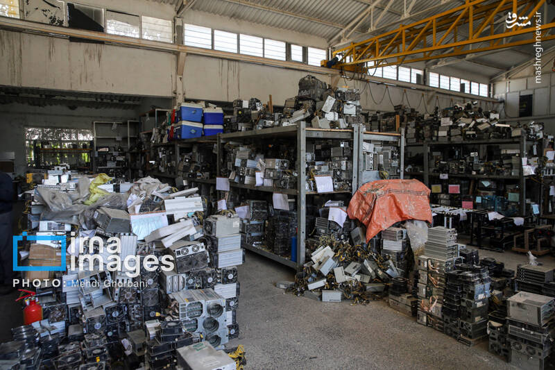 عکس/ امحای ۳۰۰۰ دستگاه ماینر