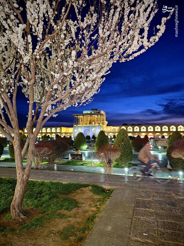 صدای پای بهار در میدان امام(نقش جهان) اصفهان