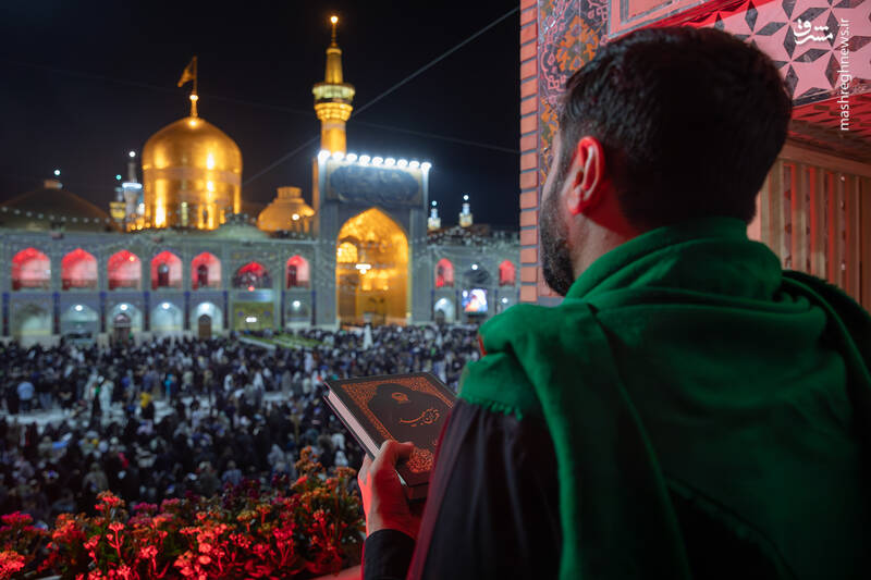 عکس / مراسم احیا شب نوزدهم ماه مبارک رمضان در حرم رضوی 14