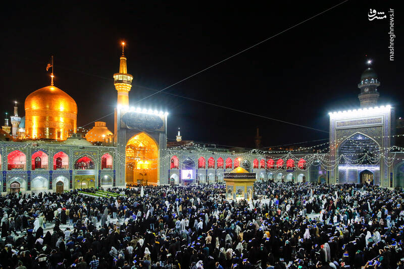 عکس / مراسم احیا شب نوزدهم ماه مبارک رمضان در حرم رضوی 7