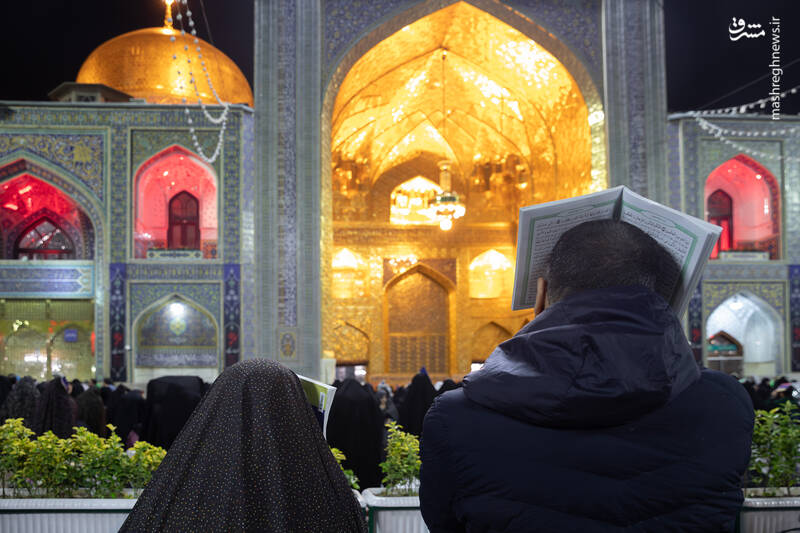 عکس / مراسم احیا شب نوزدهم ماه مبارک رمضان در حرم رضوی 12