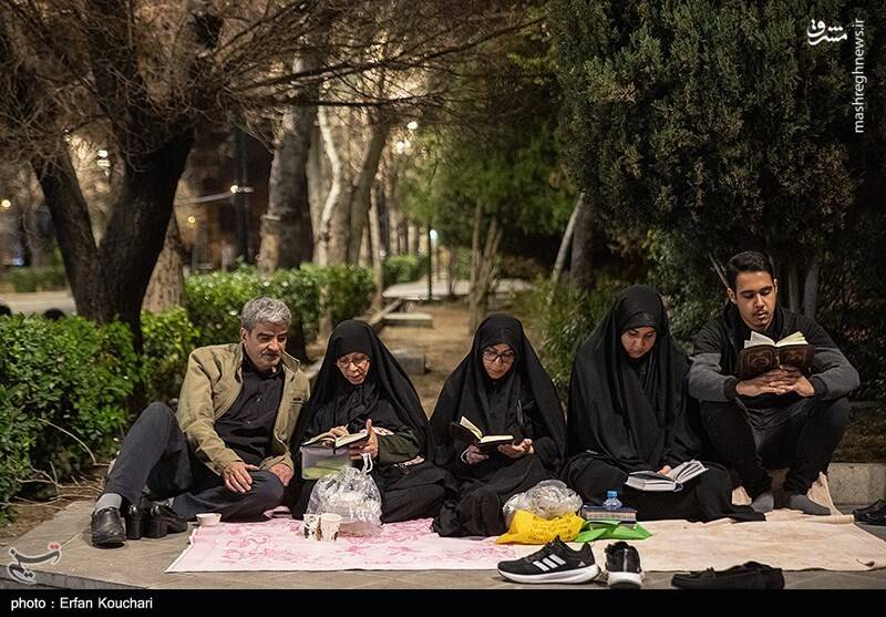 عکس / مراسم احیای شب نوزدهم رمضان در دانشگاه تهران 6