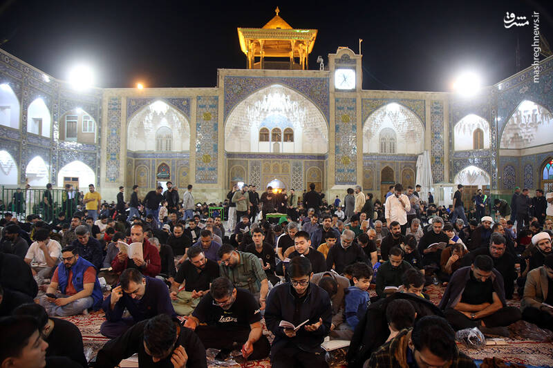 عکس / احیای شب 19 ماه مبارک رمضان در حرم حضرت معصومه (س) 4