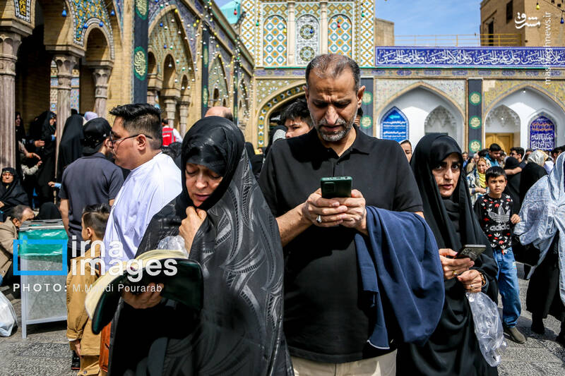 عکس / مراسم تحویل سال 1404 در حرم عبدالعظیم حسنی (ع) 24