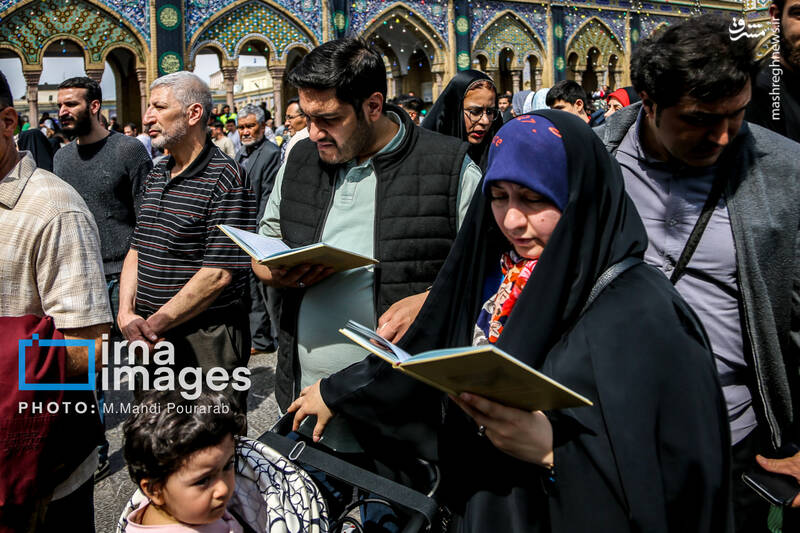 عکس / مراسم تحویل سال 1404 در حرم عبدالعظیم حسنی (ع) 20