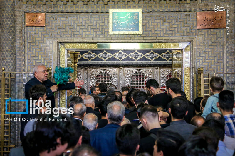 عکس / مراسم تحویل سال 1404 در حرم عبدالعظیم حسنی (ع) 12