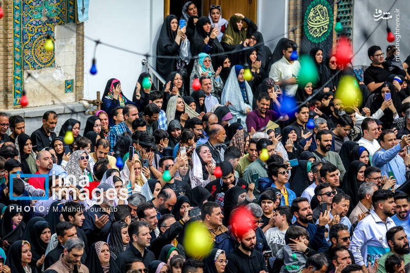 عکس / مراسم تحویل سال 1404 در حرم عبدالعظیم حسنی (ع) 7