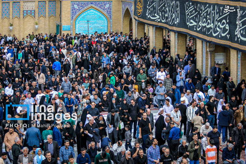 عکس / مراسم تحویل سال 1404 در حرم عبدالعظیم حسنی (ع) 6