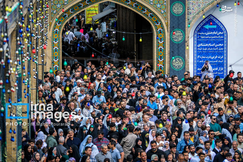 عکس / مراسم تحویل سال 1404 در حرم عبدالعظیم حسنی (ع) 16