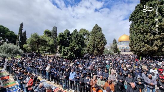 برگزاری سومین نماز جمعه ماه رمضان در مسجد مبارک الاقصی