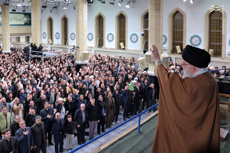 عکس/ دیدار نوروزی اقشار مختلف مردم با رهبر انقلاب