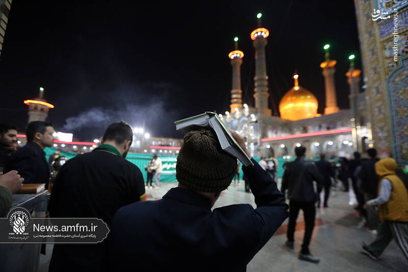 عکس / احیای شب 21 ماه رمضان در حرم حضرت معصومه (س) 6